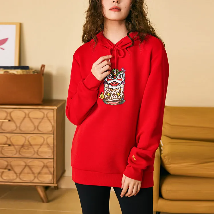 Anta Life Collection Sweatshirt Unisex Red-3