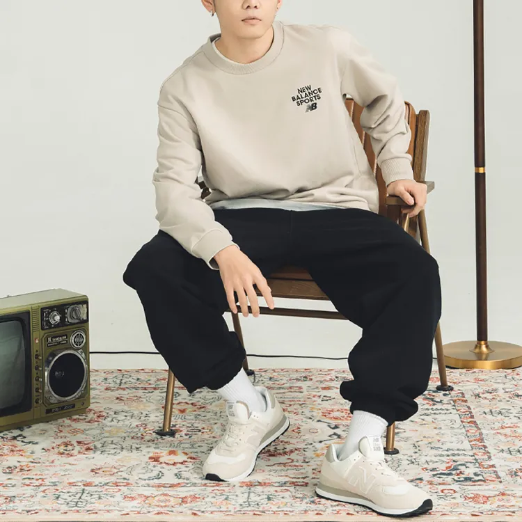 New Balance Sweatshirt Unisex Khaki-6