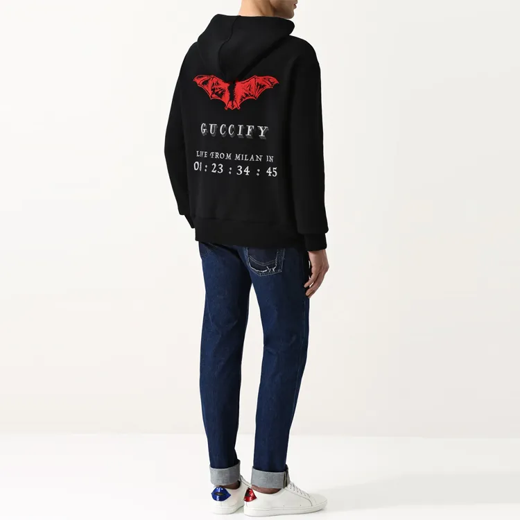 GUCCI Sweatshirts Men Black-3