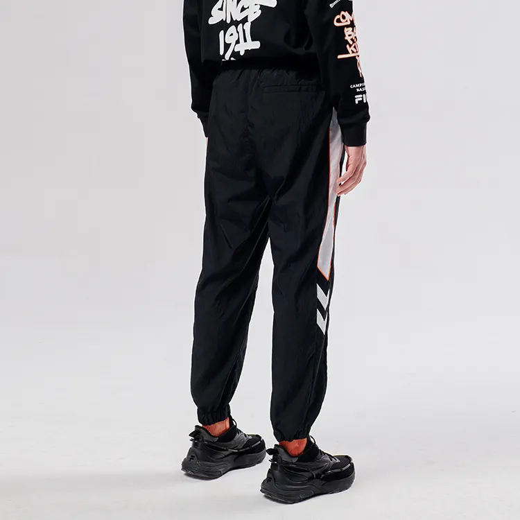 FILA FUSION Knitted Sweatpants Men Pitch Black-3