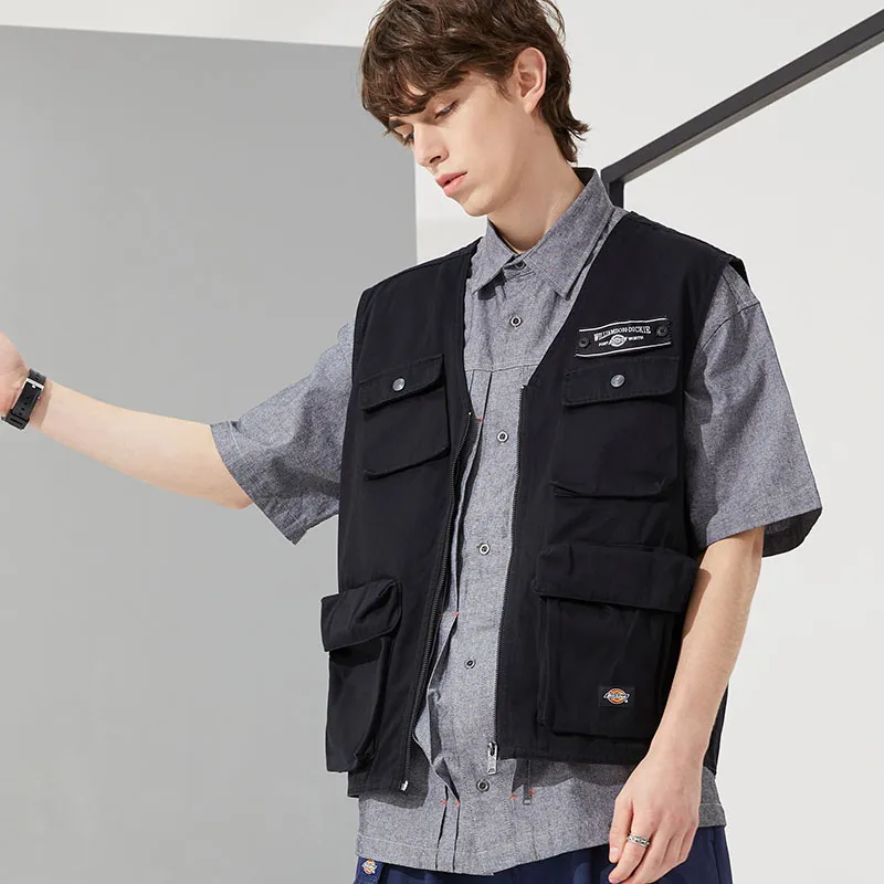 Dickies Vests Unisex Black-4