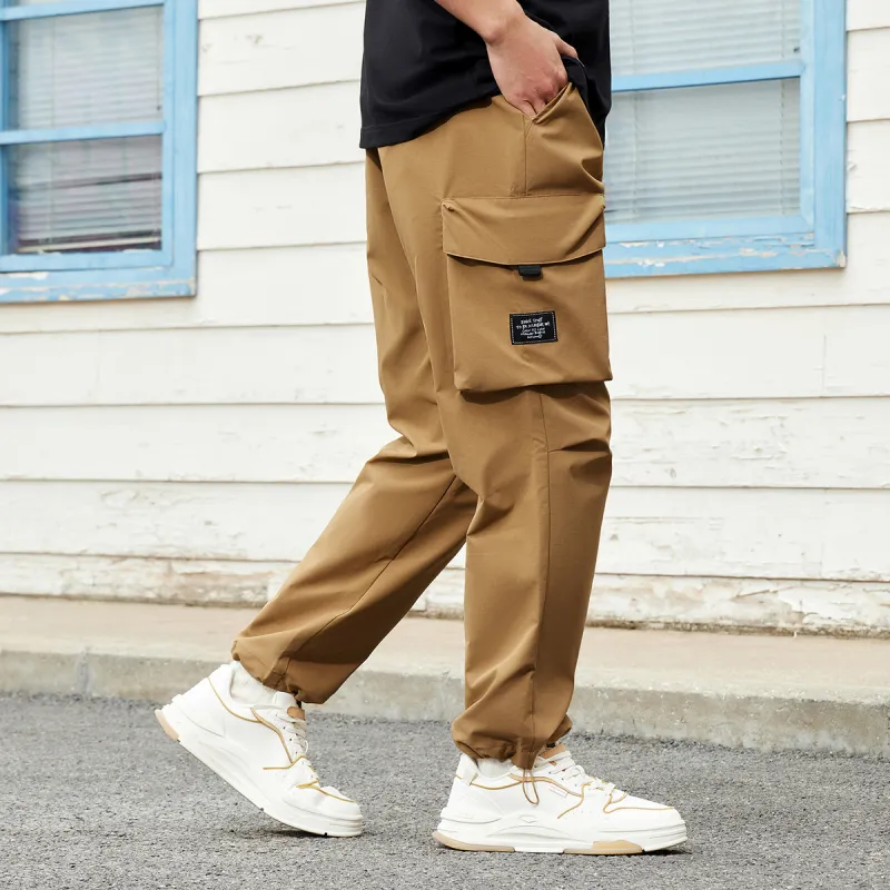 Erke Casual Pants Men's Chestnut Brown-3