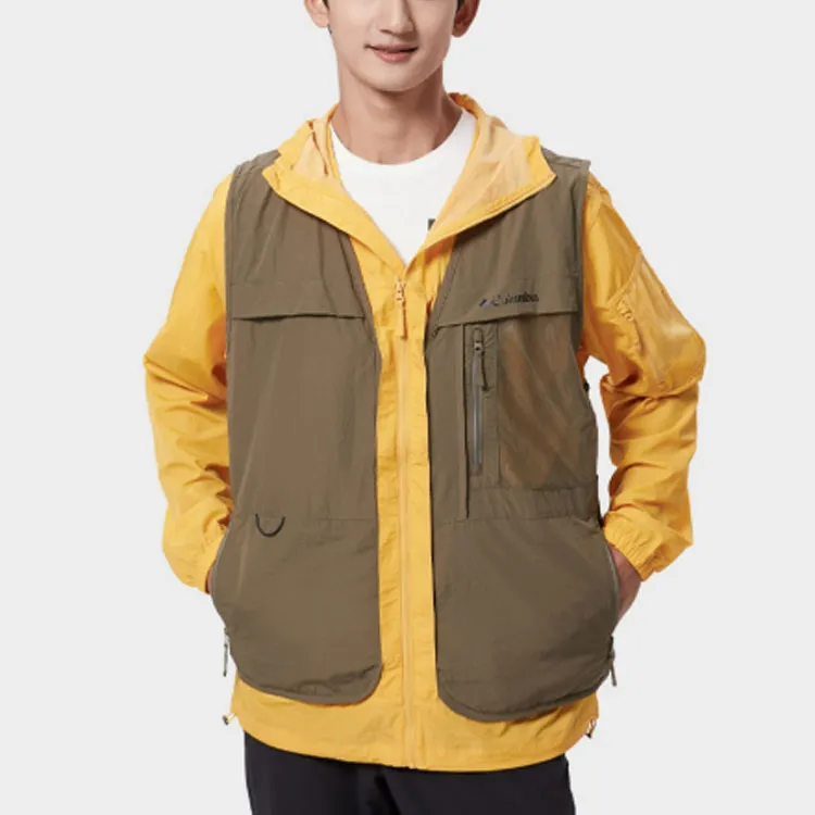 Columbia Vests Men Burnt Yellow 397-3