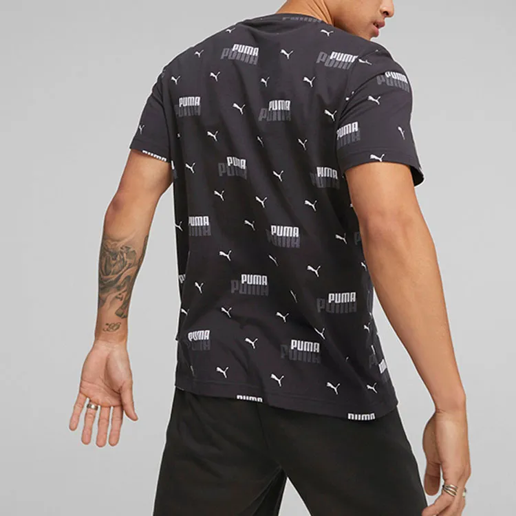 PUMA T Shirts Men Black-3