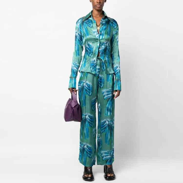 Acne Studios Karen Kilimnik Printed Trousers-1