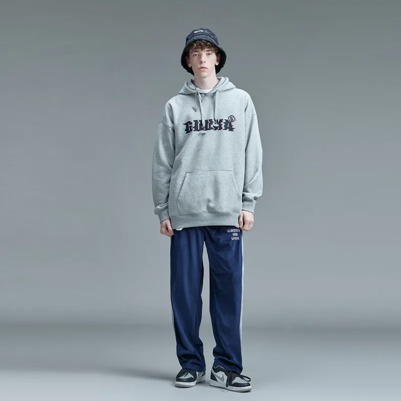 Guuka Knitted Sweatpants Unisex Navy Blue-2