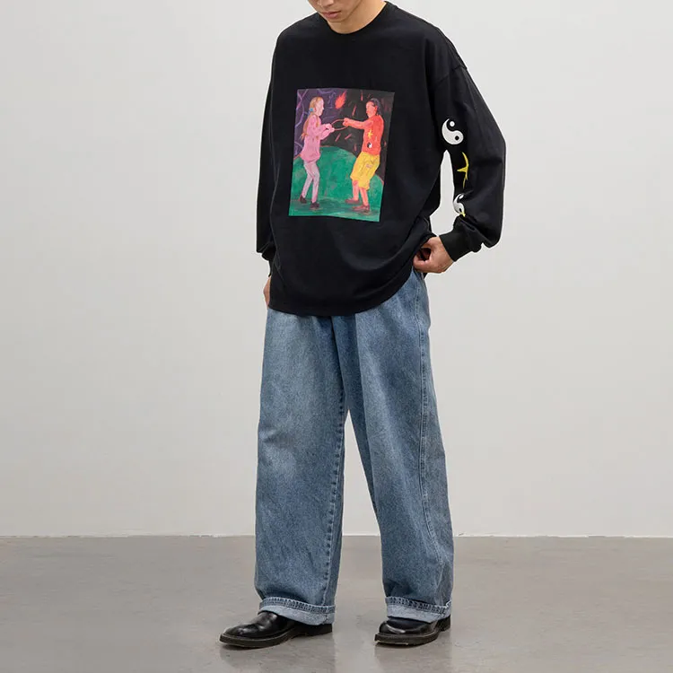 Crying Center Sweatshirts Unisex Black-1