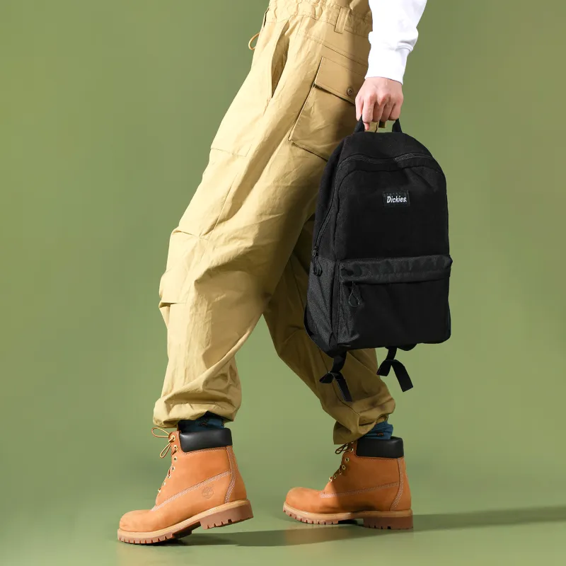 Dickies Corduroy Laptop Backpack Regular Unisex Black-4