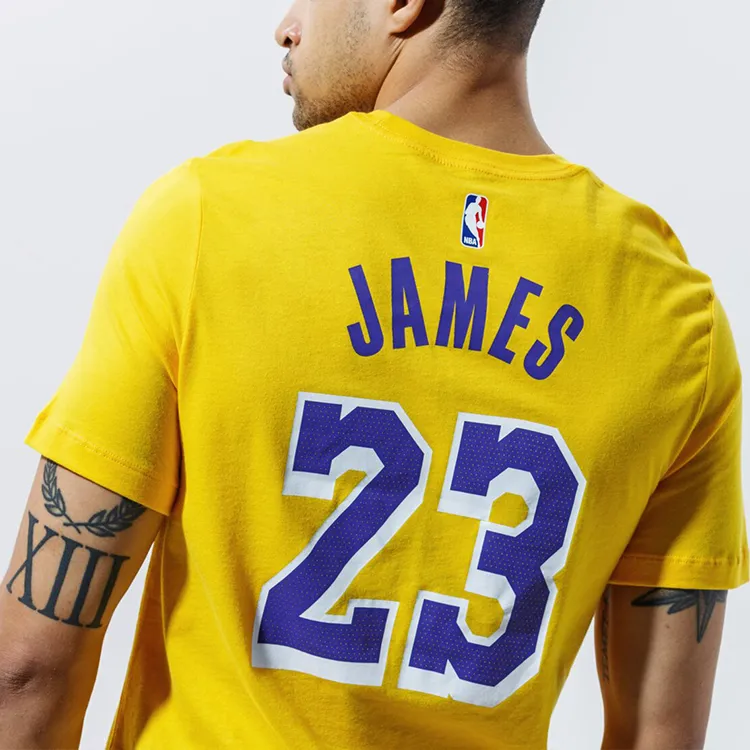 Nike Set in Sleeve T Shirt Men's Yellow-4
