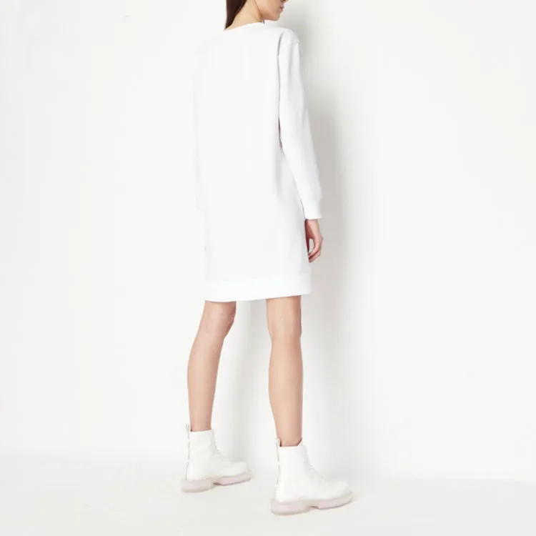 ARMANI EXCHANGE Long Sleeved Dresses Women's White-4