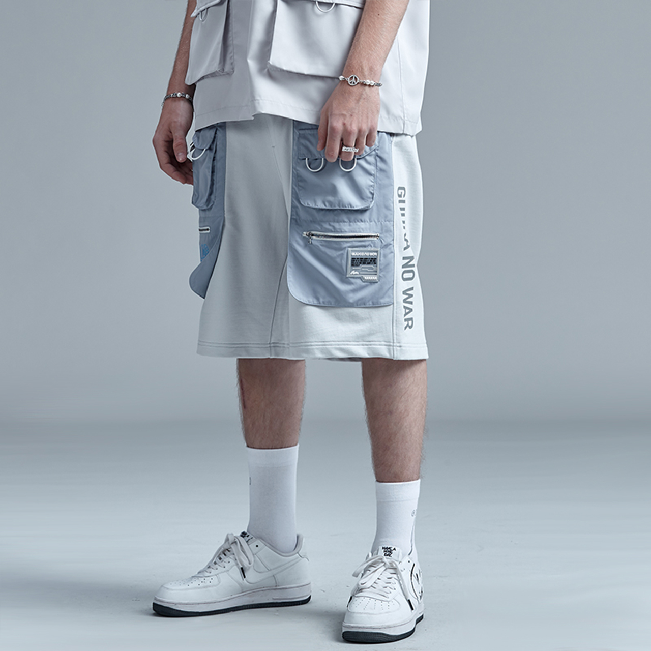 Guuka Cargo Shorts Men Gray - Cheap Rcj Jordan Outlet Guuka Cargo Shorts Men Gray - Cheap Rcj Jordan Outlet