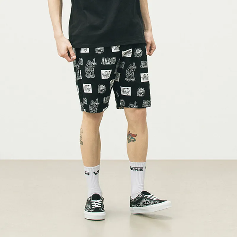 Vans Casual Shorts Men Black-2
