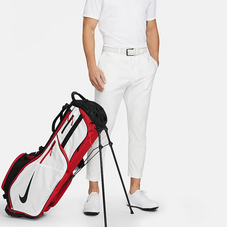 Nike Polyester Golf Bag, Crossbody Bag, Shoulder Bag Regular Unisex Red Black-5