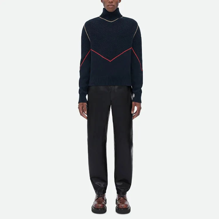 Bottega Veneta Cashmere Sweaters Men Blue-1