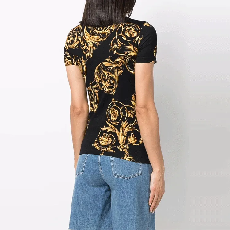 VERSACE JEANS COUTURE T Shirt Women's Black-2