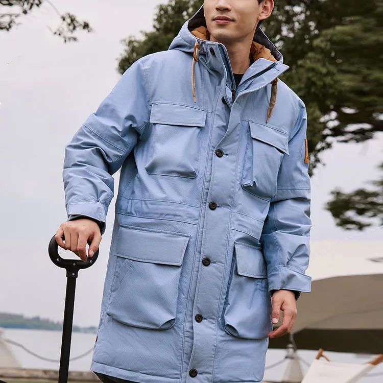 Timberland Down Jacket Men's Storm Blue-4