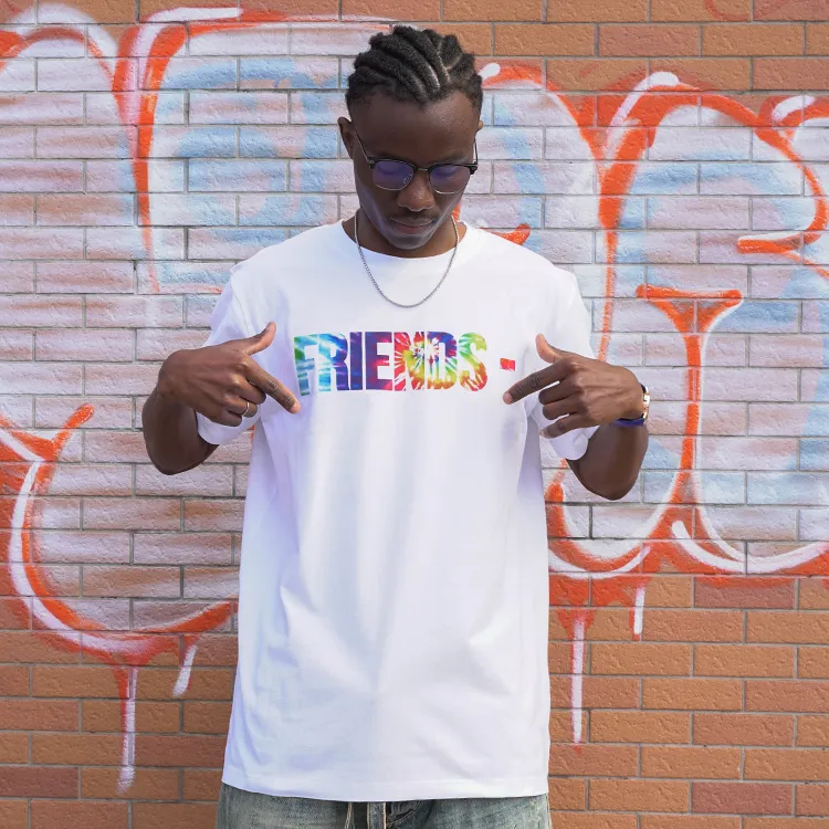 VLONE Tie dye Series T Shirts Unisex White-4