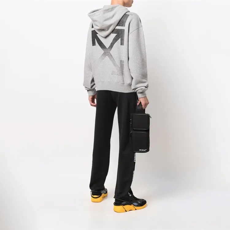 OFF WHITE FW21 Sweatshirts Men Gray-6