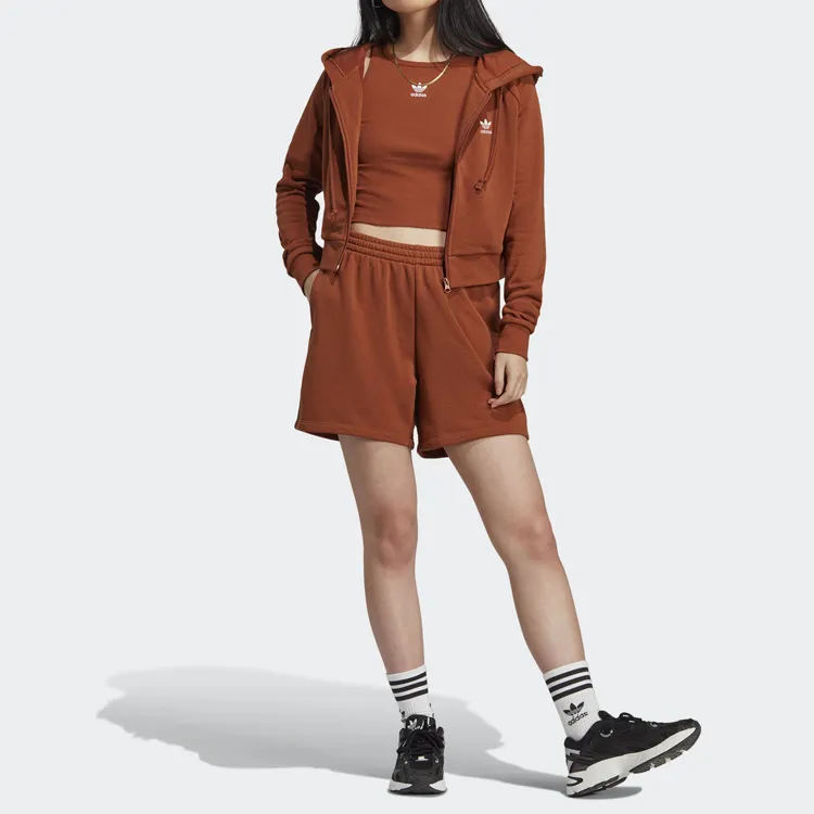 Adidas Originals Sports Shorts Women's Coffee-1