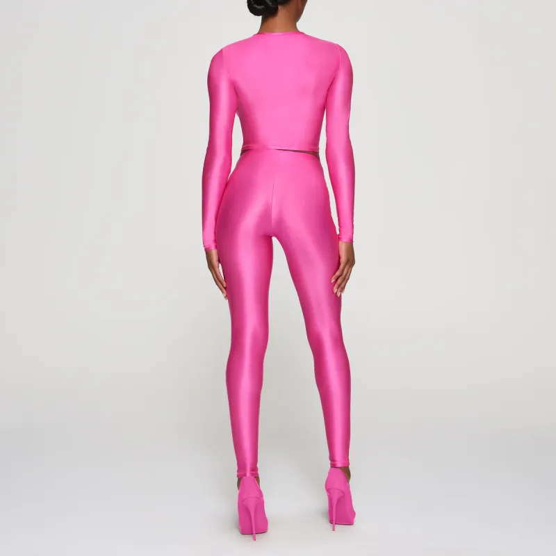 Skims Leggings Women's Bright Pink-3