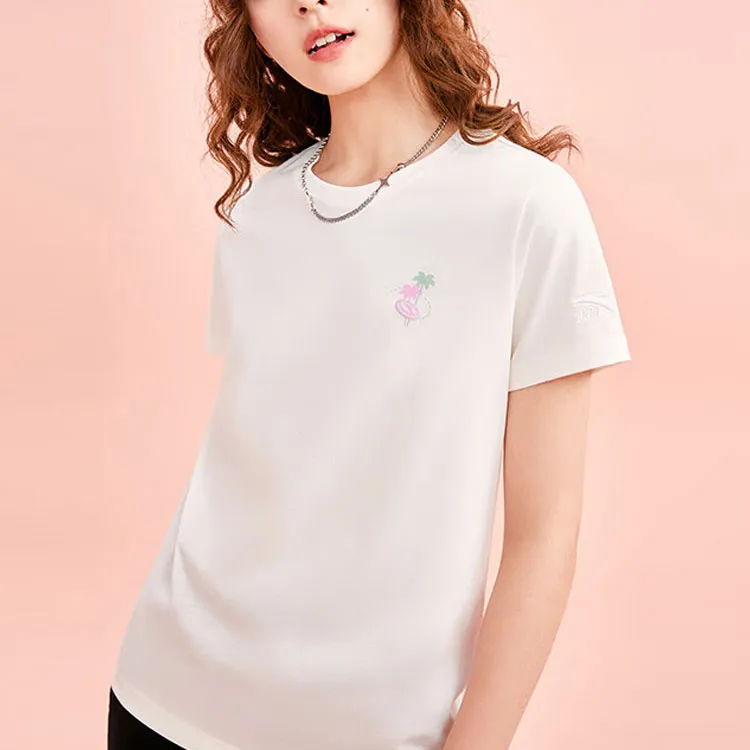 ANTA Life Collection T-Shirts Women's Elegant White-4