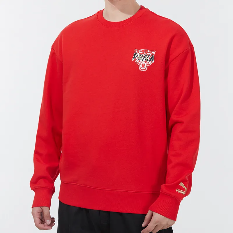 PUMA Sweatshirts Men Red-3