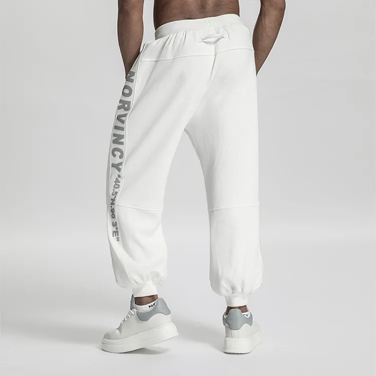 NORVINCY Ribbed Multicolor Knitted Sweatpants Unisex-12