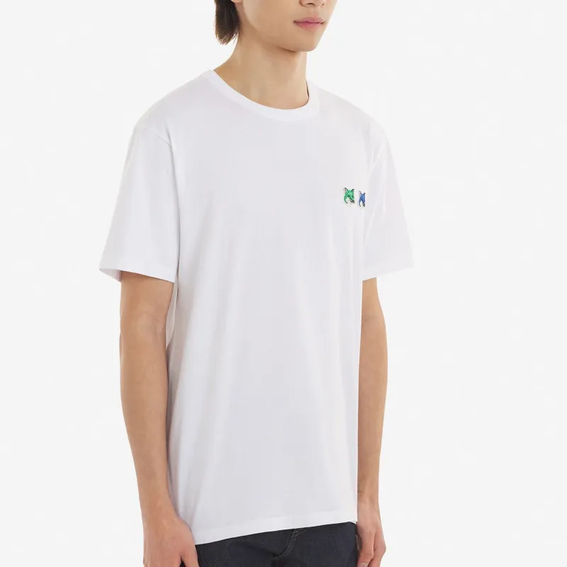 Maison Kitsune T Shirts Men White-2