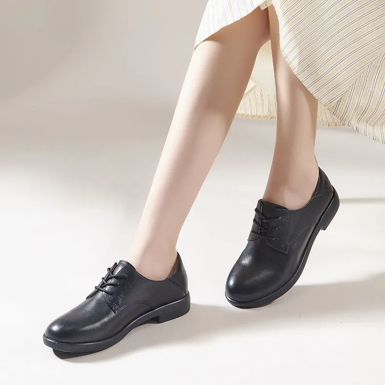 PT'SON Casual Single Shoes 2.5cm Women's Black-3