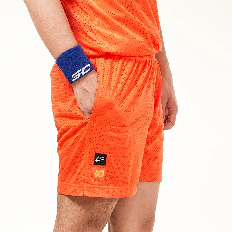 Nike Basketball Shorts Men's Orange-4