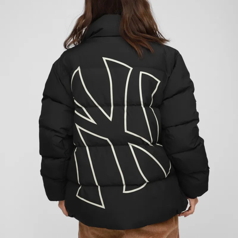 MLB New York Yankees Down Jacket Cropped Unisex Black-4