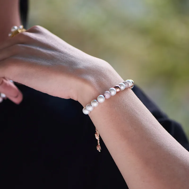 APORRO Dragon Collection Dragon Ball Bracelet Adjustable Size Unisex White Gold/Gold/Rose Gold-10