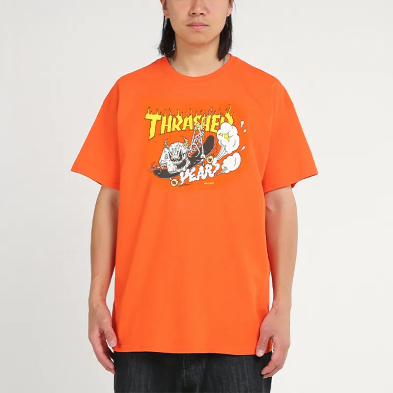 Thrasher T Shirt US Version Unisex Orange-2