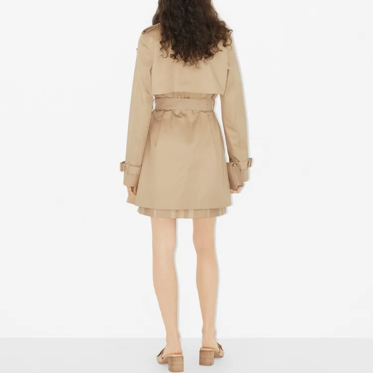 Burberry SS23 Trench Coat Women's Soft Yellow Umber-2