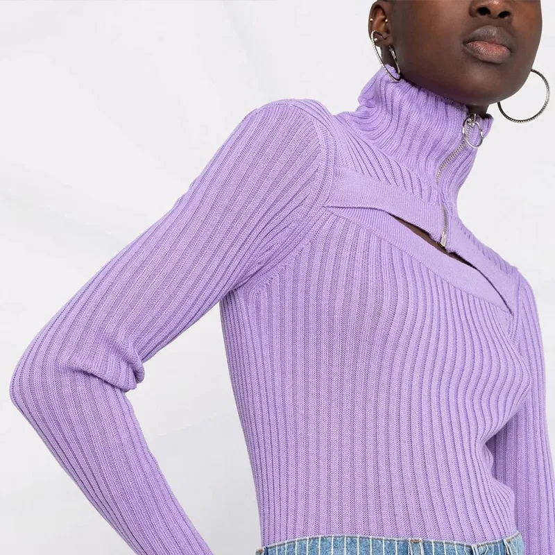 MSGM FW21 Sweater Women's Light Purple-3