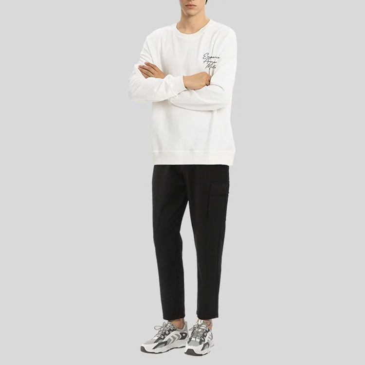 EMPORIO ARMANI Sweatshirts Men White-3