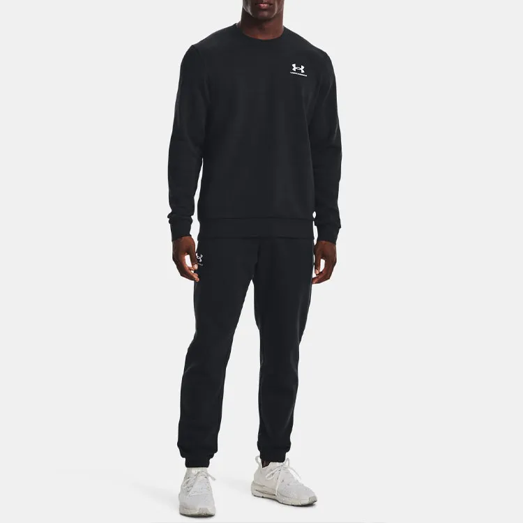 Under Armour Essential Sweatshirts Men Black-4