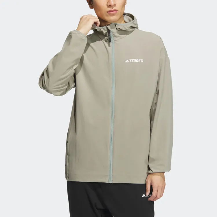 Adidas Sun Protection Clothing Unisex Pebble Silver Gray-1