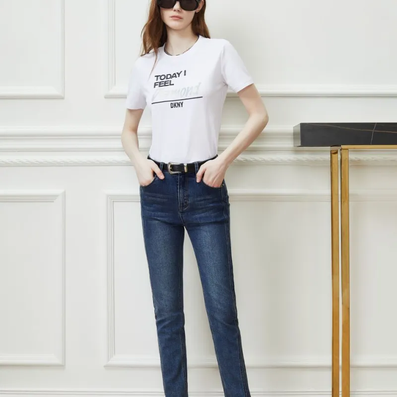 DKNY T-Shirts Women's White-1