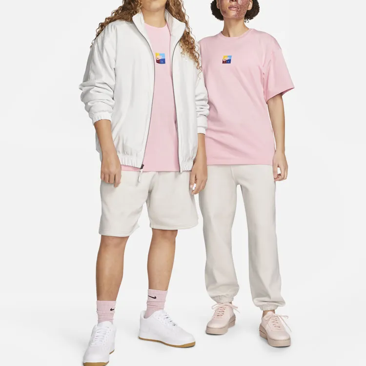 Nike T-Shirts Unisex Medium Soft Pink-2