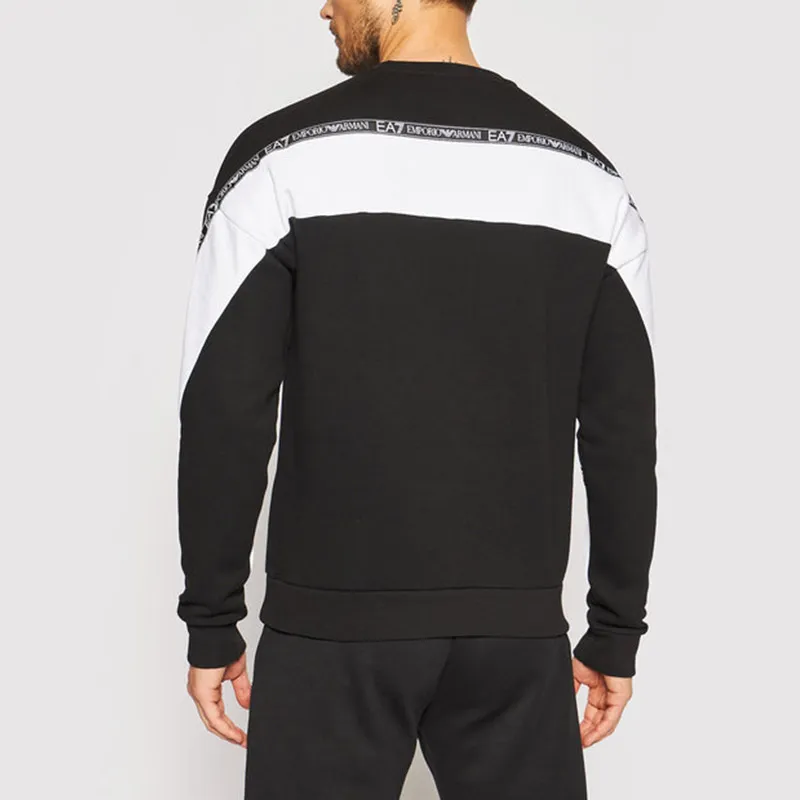 EMPORIO ARMANI EA7 Sweatshirt Men's Black White-5