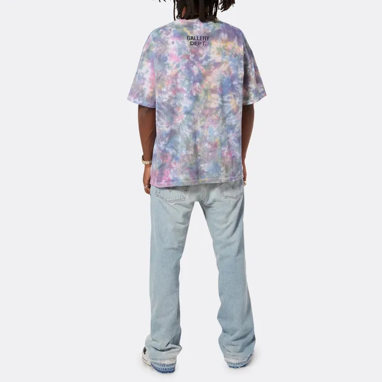Gallery Dept. Stop Being Racist Tie Dye T shirt-3