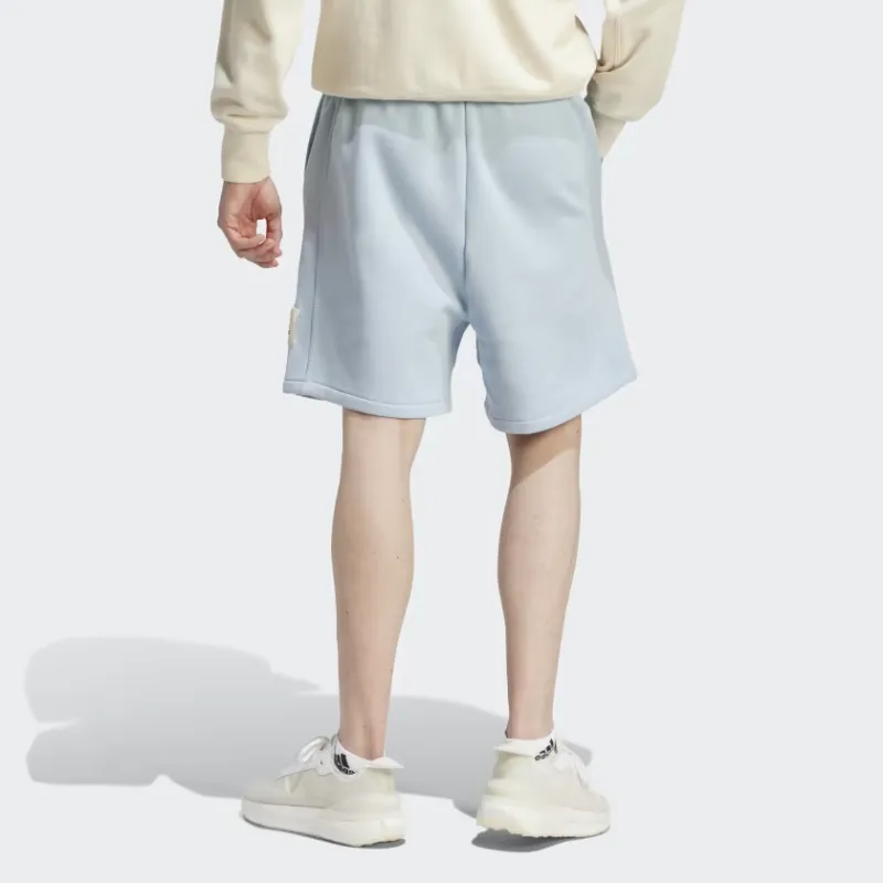 Adidas Lounge Lounge Fleece Shorts Casual Shorts Men's Light Blue-2