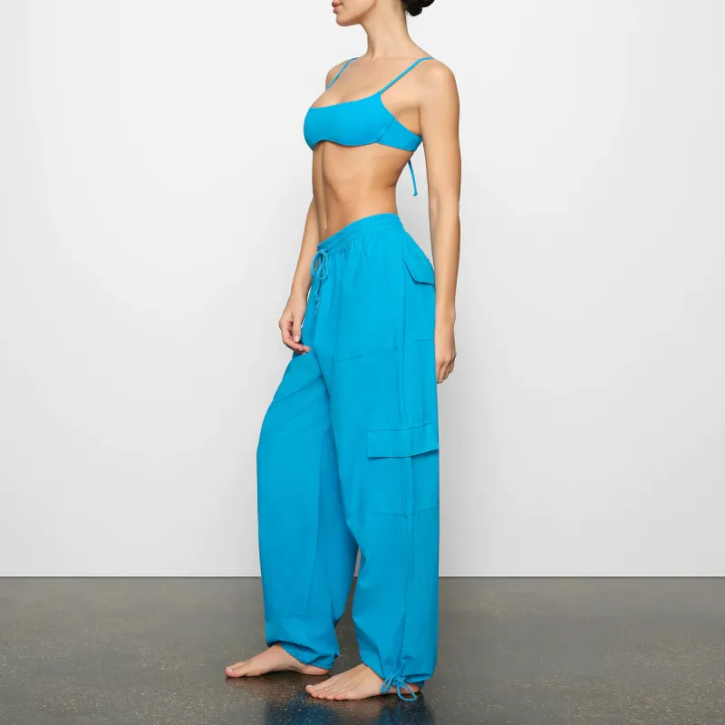Skims Cargo Pants Women's Turquoise-3