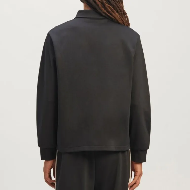 PALM ANGELS Logo print Panelled Zip up Jacket-3
