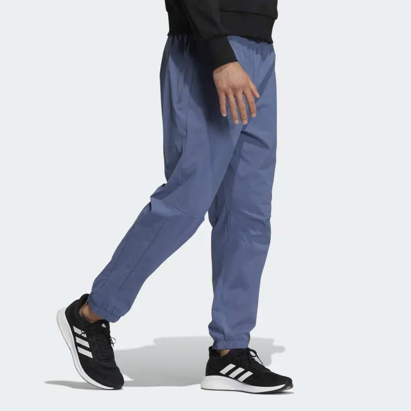 Adidas Wuji Series Knitted Sweatpants Men Sky Blue-4