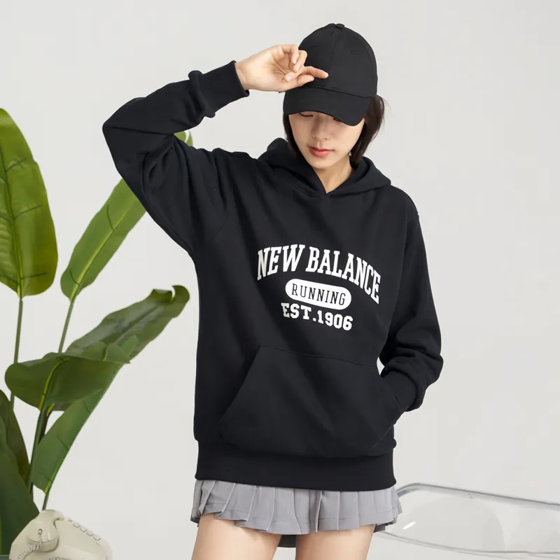 New Balance Sweatshirts Unisex Black-3