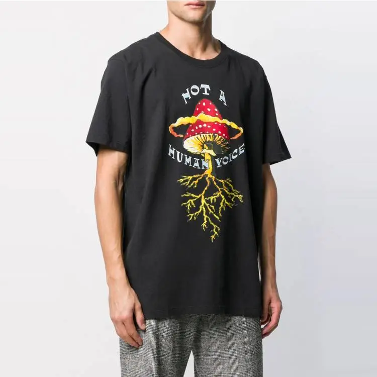 GUCCI Logo Crew Neck T shirt-3