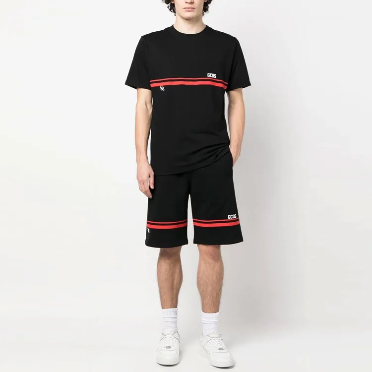 GCDS Logo print Track Shorts-1