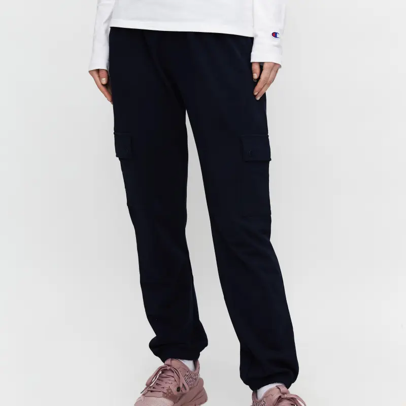 Champion Straight Casual Pants Women's Dark Blue-3